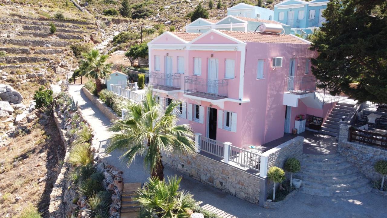 Niriides Hotel Apartments Symi Bagian luar foto
