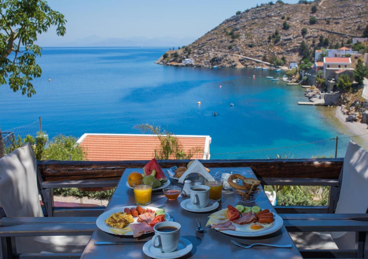 Niriides Hotel Apartments Symi Bagian luar foto