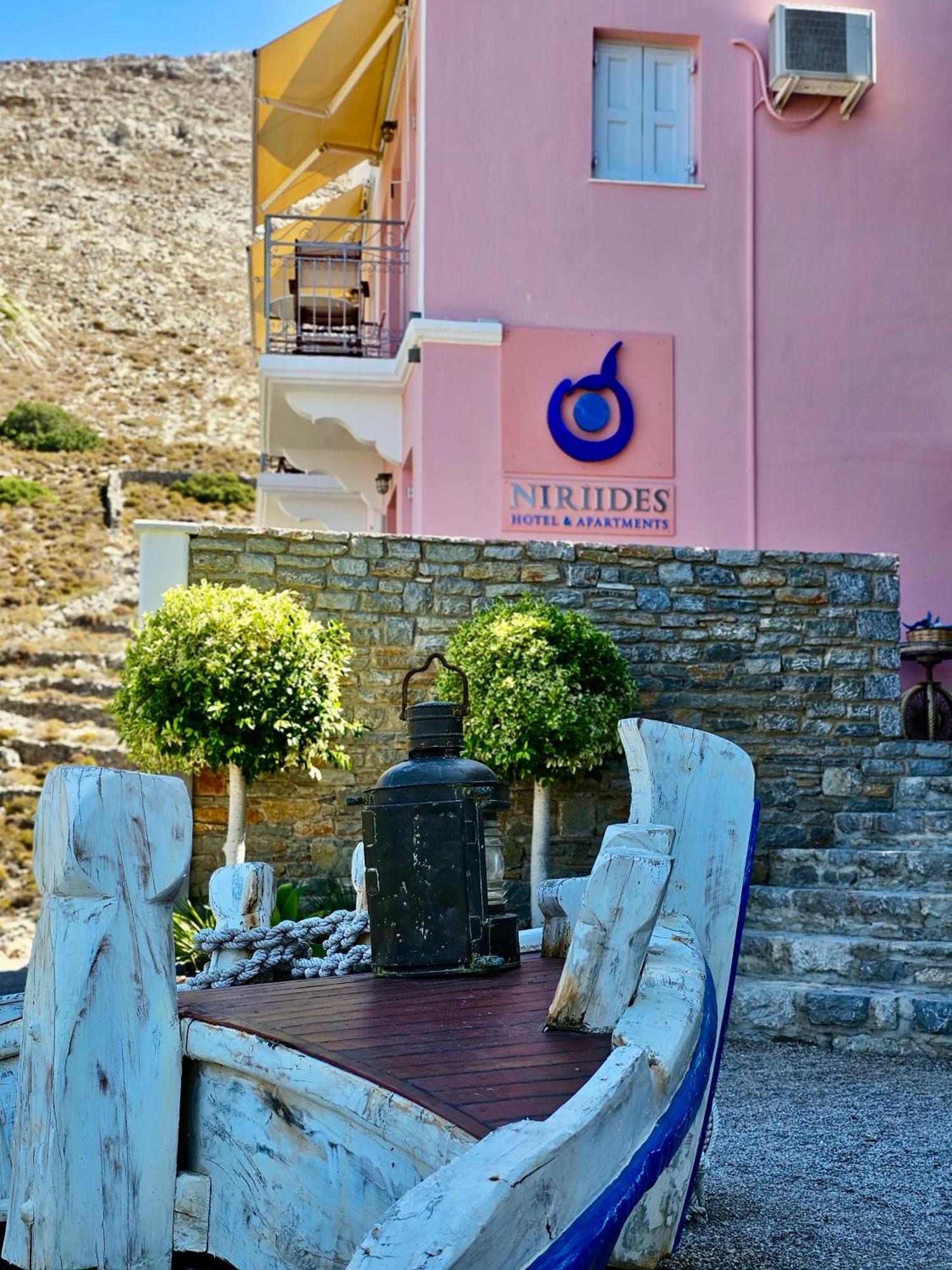 Niriides Hotel Apartments Symi Bagian luar foto